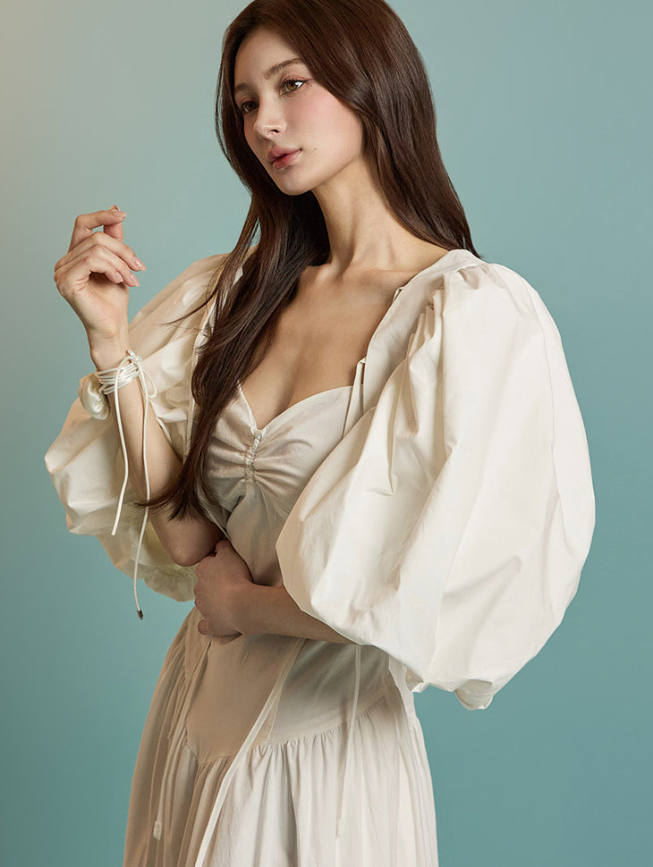 J2764 パフスリーブボレロジャケット