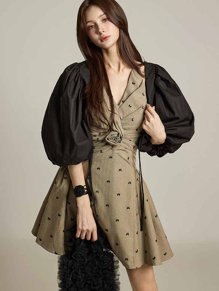 J2764 パフスリーブボレロジャケット