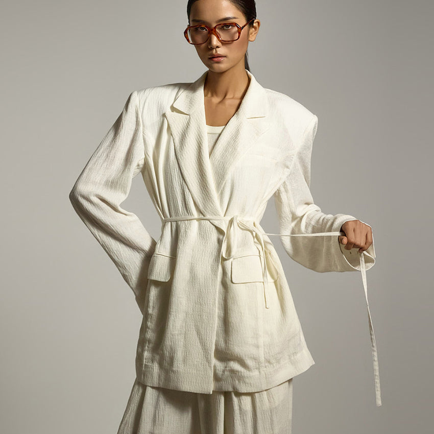 J2776 リネンストラップジャケット