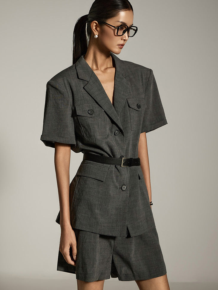 J2804 Short-Sleeved Jacket