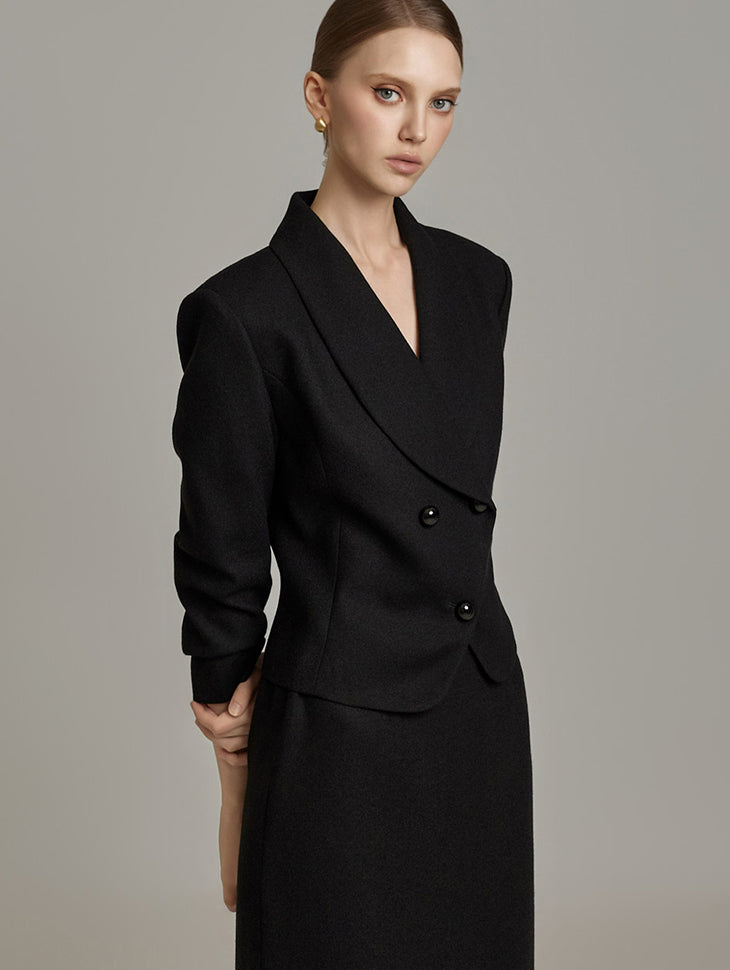 J2829 Collar Wool Jacket