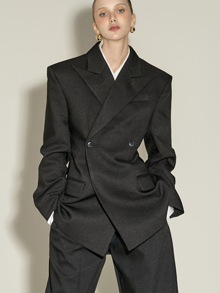 J2907 Double Button Jacket