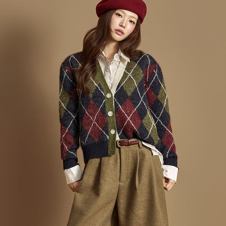 J2939 V-Neck Cardigan