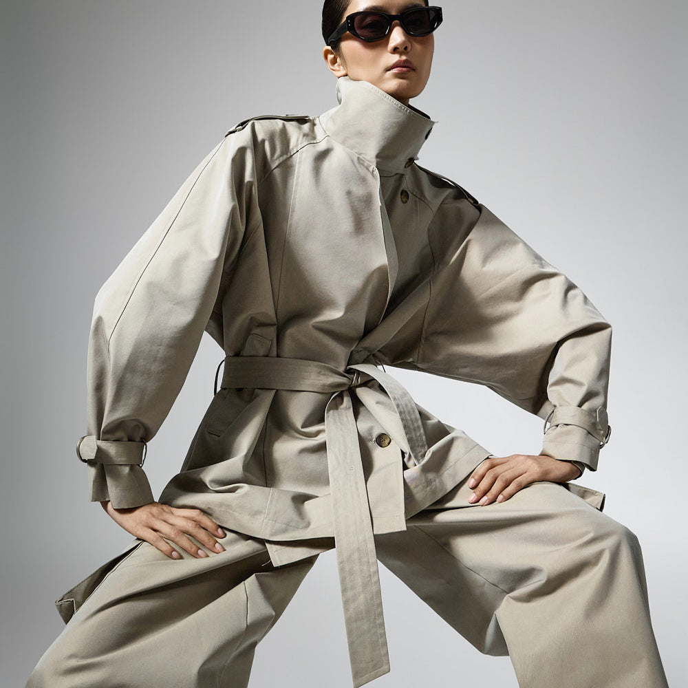 J3094 Strap Set Half Trench Jacket