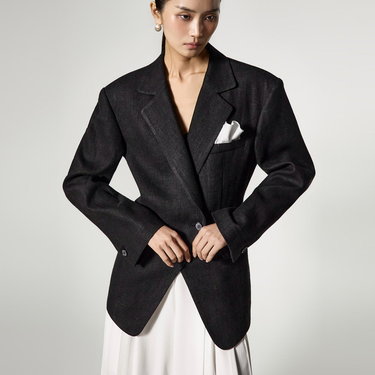 J3187 リネンハンカチジャケット