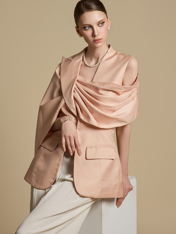 J9314 シャーリングマフラージャケット