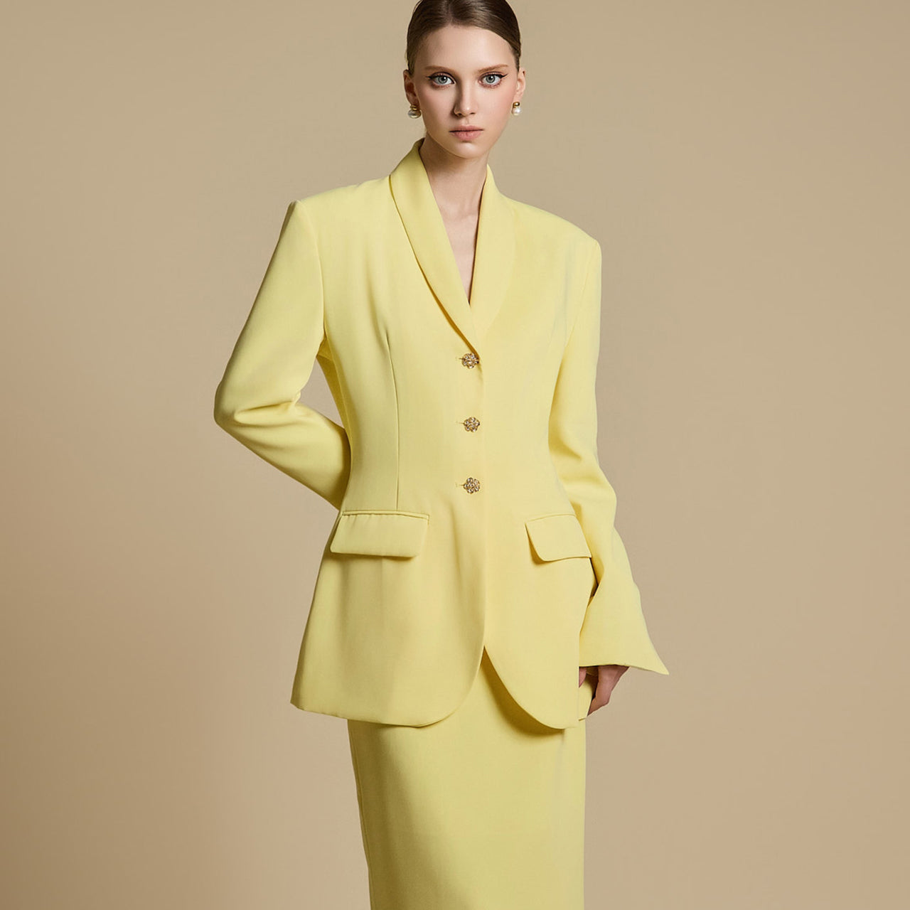 J9315 三粒扣夹克