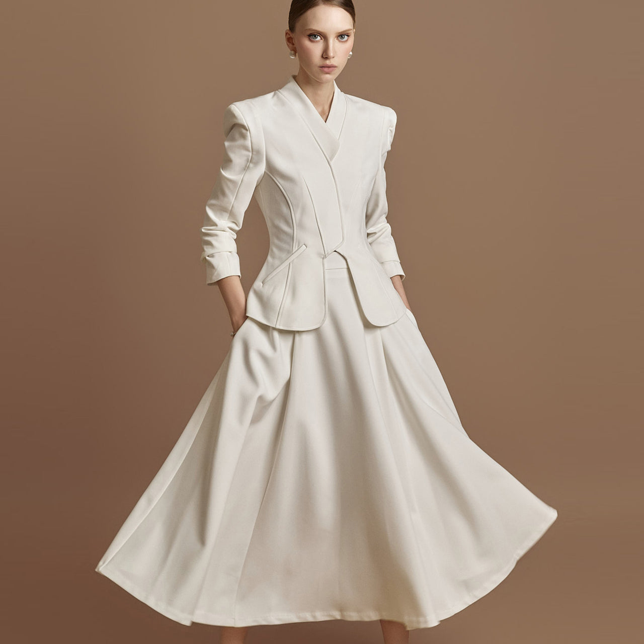 J9318 High Neck Jacket