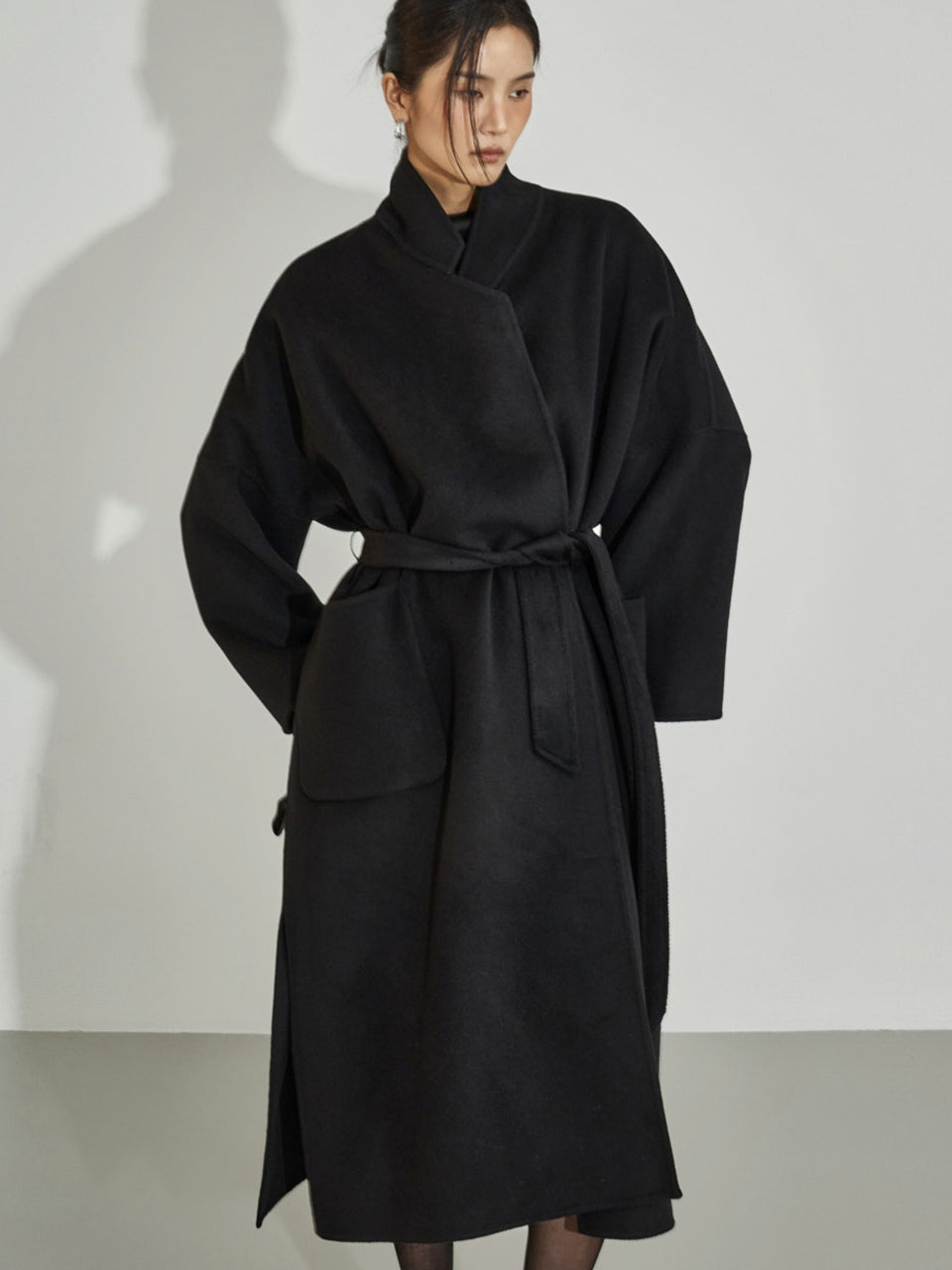 J9341 Handmade Coat with Belt