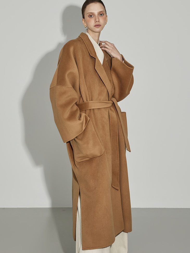 J9341 Handmade Coat with Belt