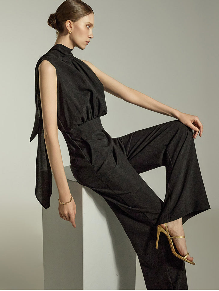 JS045 Strap Jumpsuit