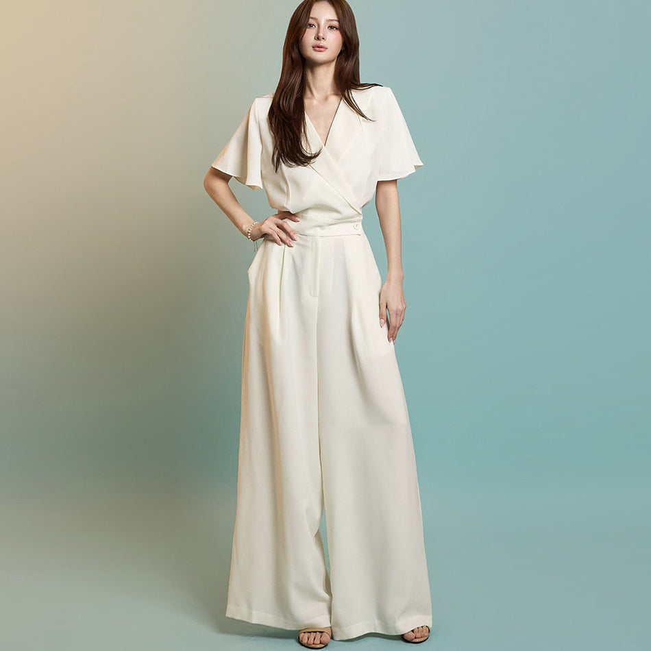 JS057 シャーリングジャンプスーツ