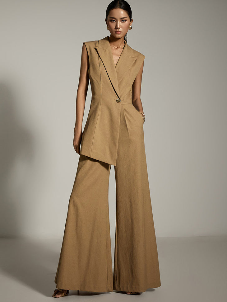 JS9023 ノースリーブジャンプスーツ