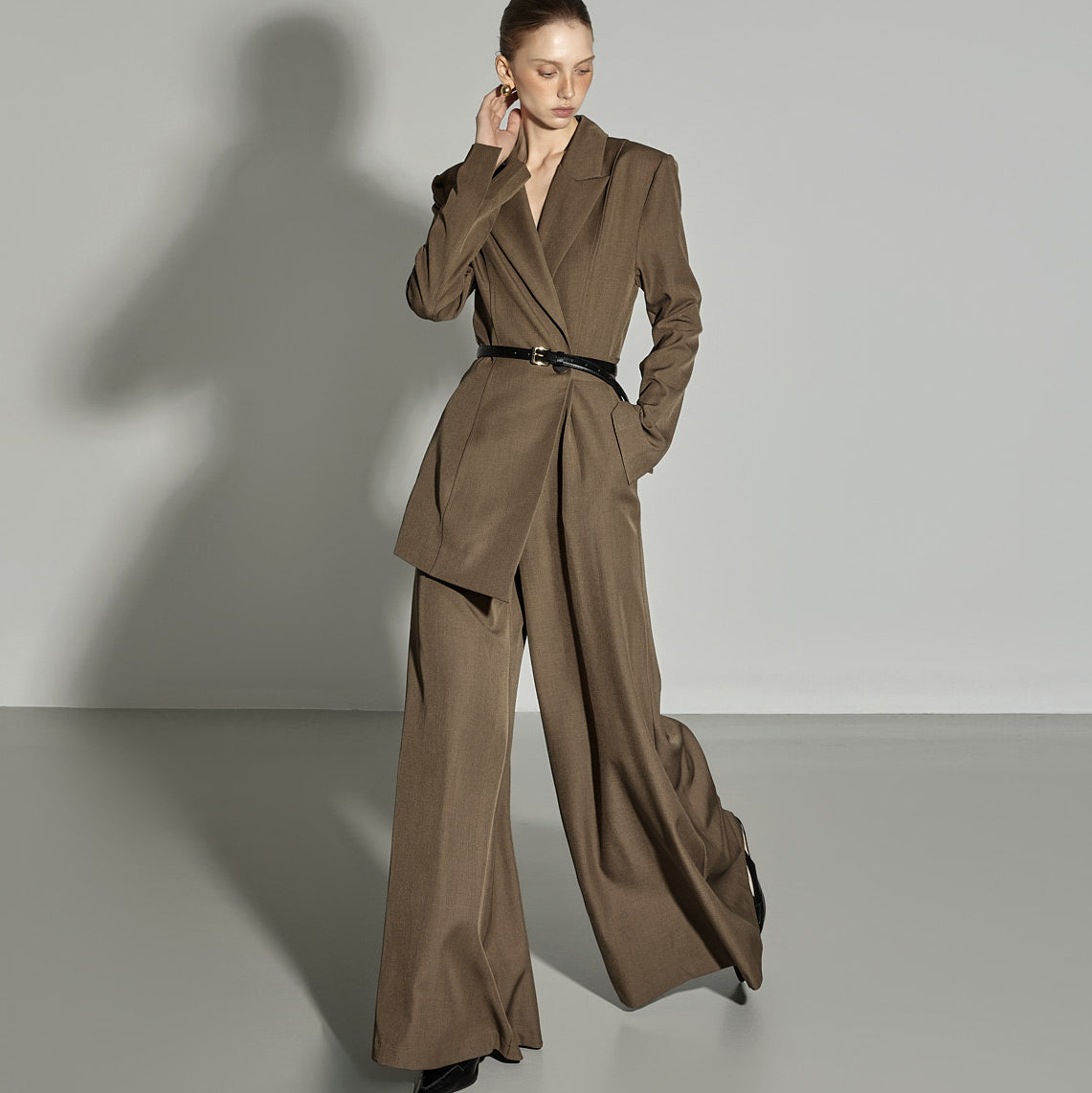 JS9025 Collar Jumpsuit