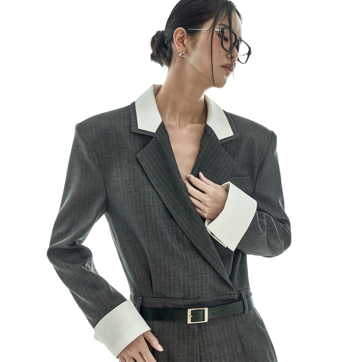 JS9026 Jumpsuit with Belt