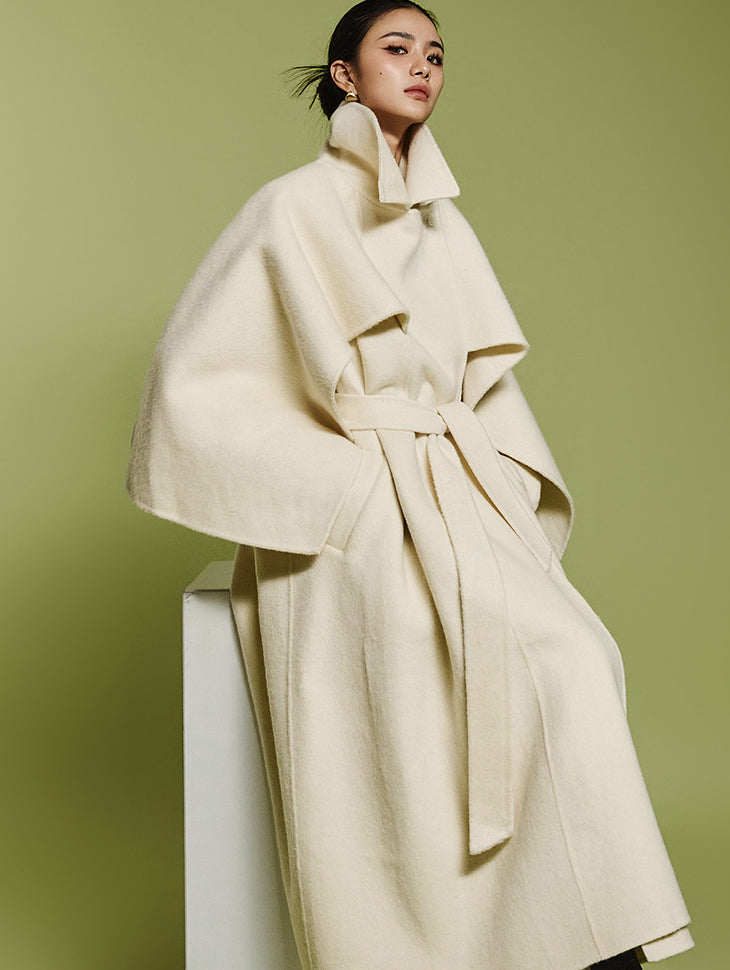 J2511 ハンドメイドウールコート