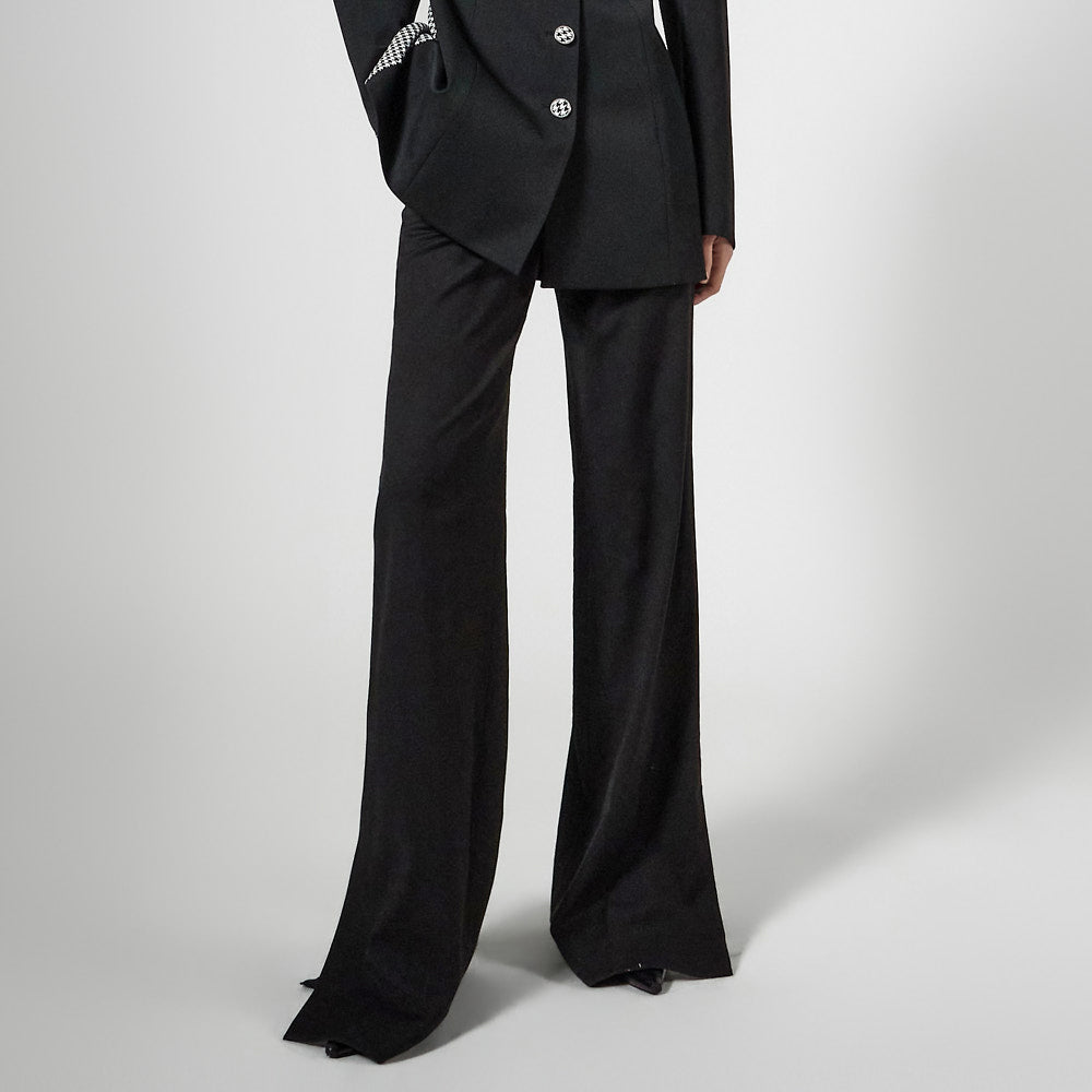 MBDP025 ストライプセミワイドスラックス