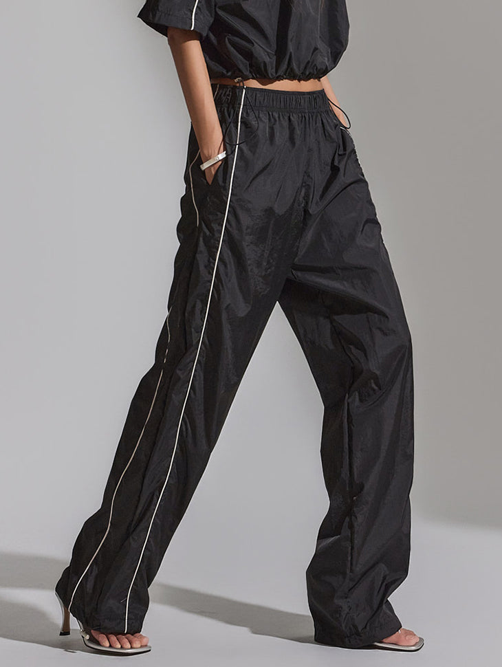 P3187 镶边细线裤