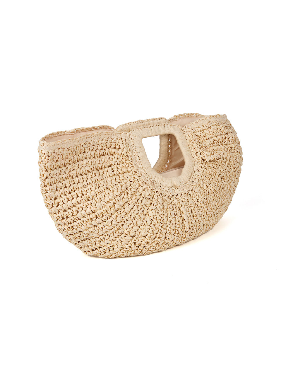 A-1568 ラフィアハンドルバッグ