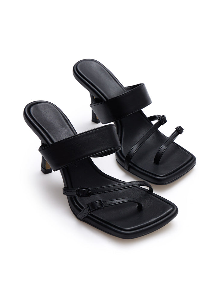 AR-3123 系带高跟穆勒鞋