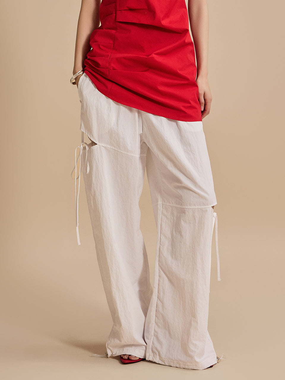 P3168 マルチウェイスリットパンツ