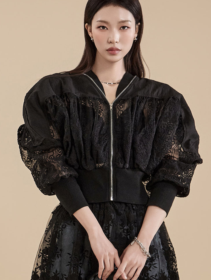 J2162 Lace Blouson