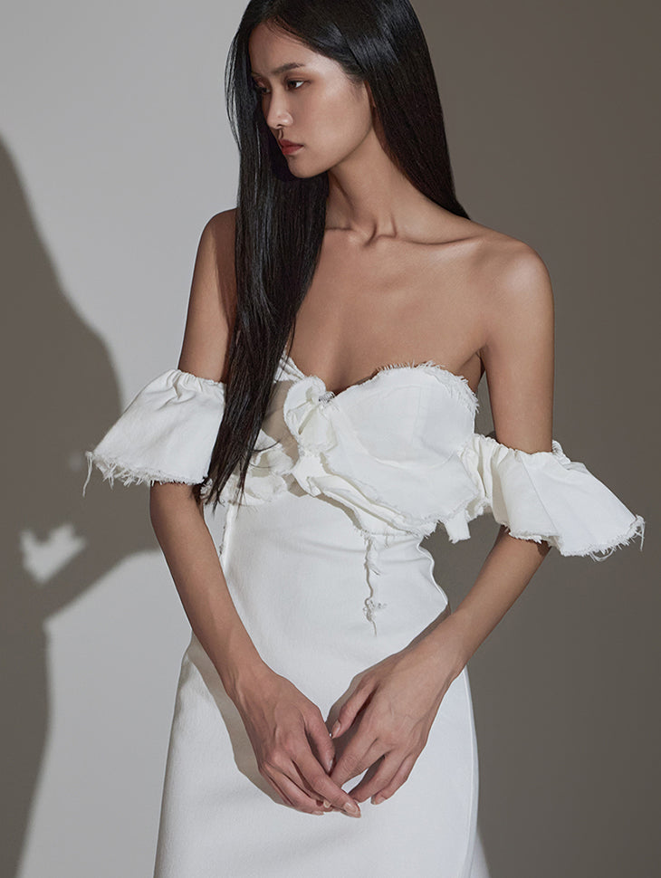 D9477 チューブトップドレス