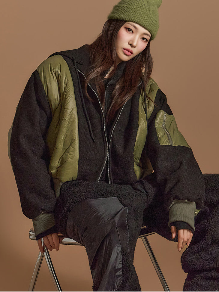 J2561 カラーコントラスト パッド入りジャケット