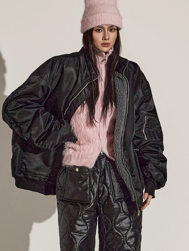 J2582 ブークレ ボンバージャケット