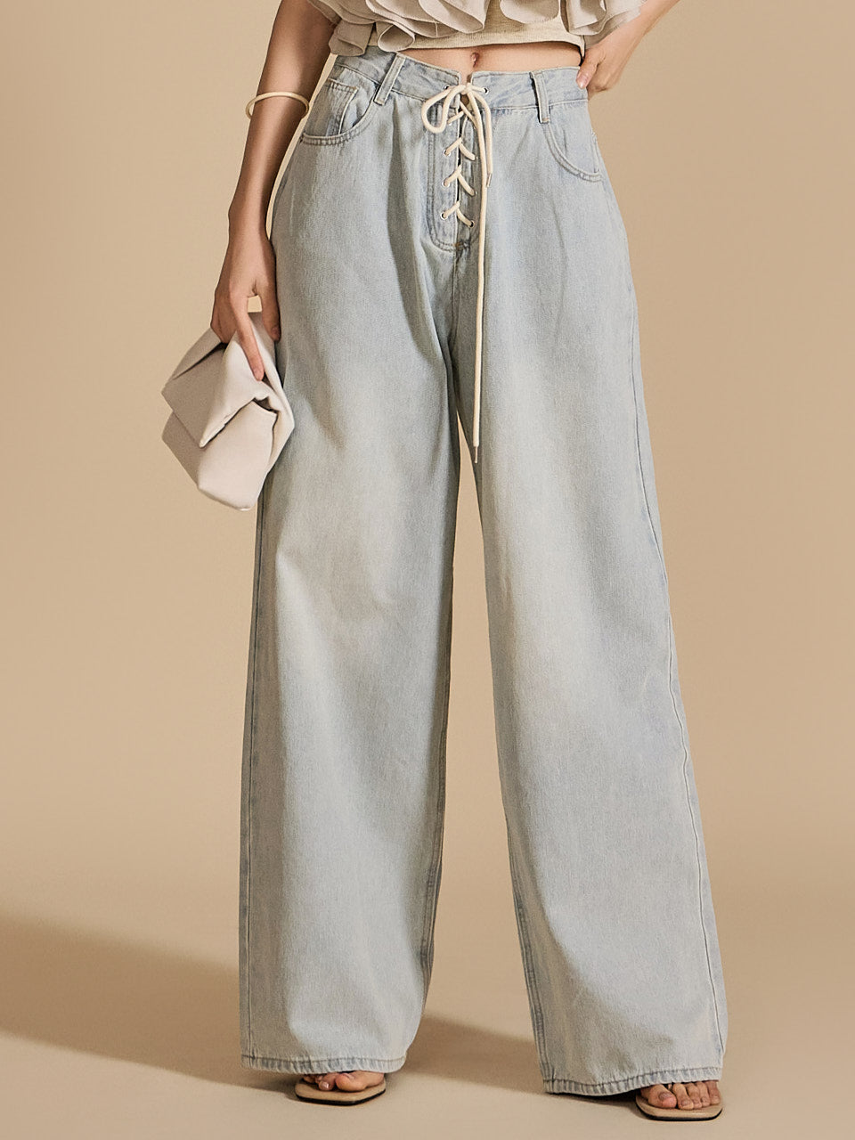 PJ526 コルセットジーンズ