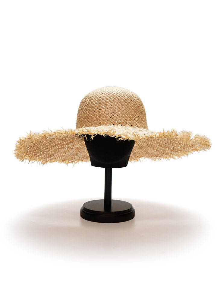 AC-749 草编流苏软呢帽