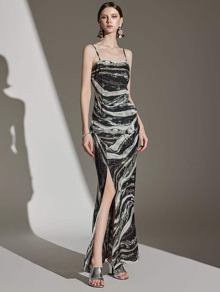 D4973 Sleeveless Top and Skirt Two-Piece