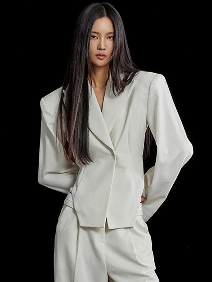 J9280 细褶方形短款夹克