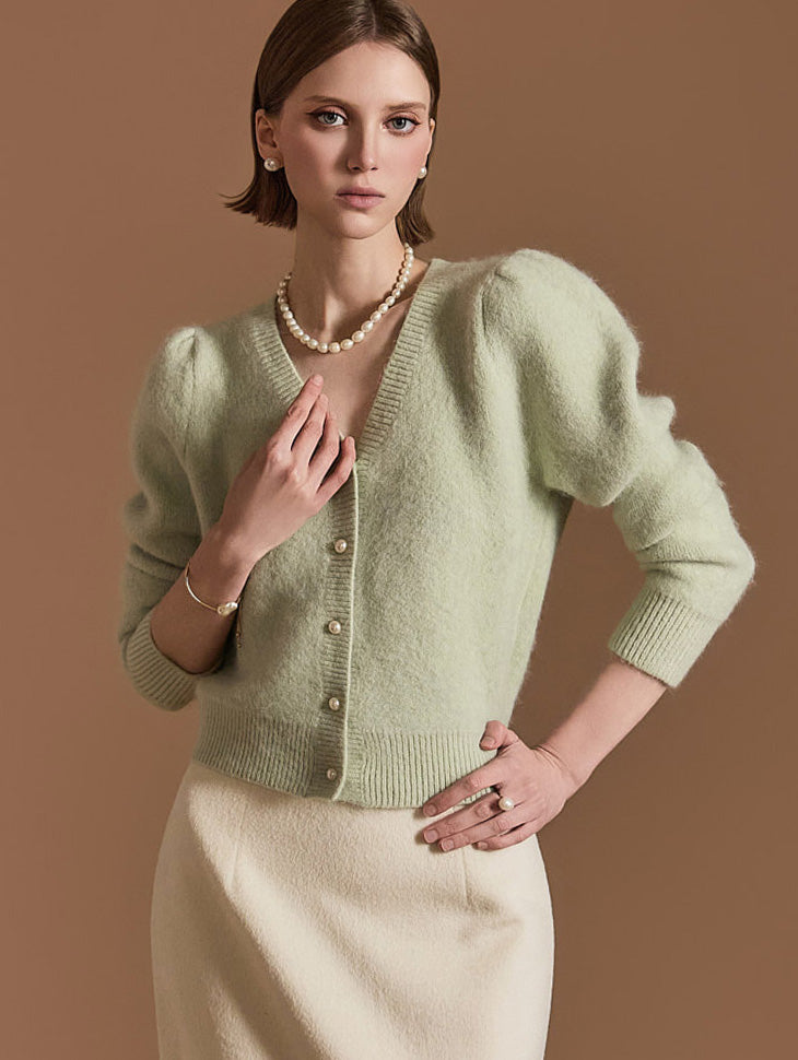 J2591 ウールカーディガン