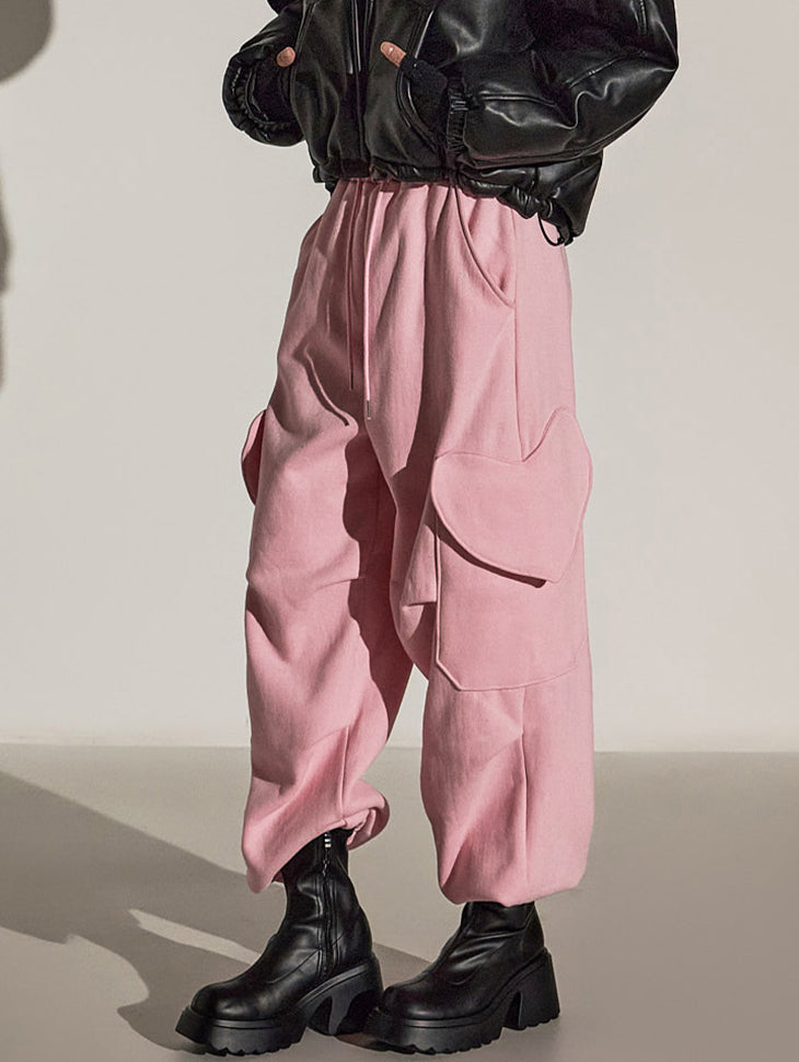 P3363 フリース裏地スウェットパンツ