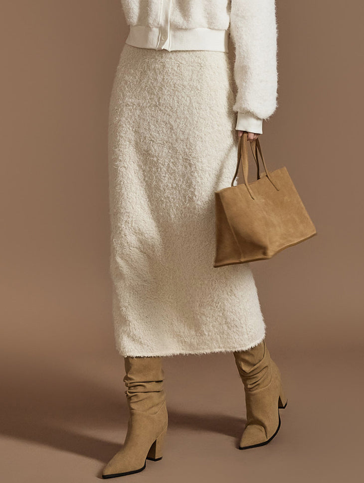 SK2855 圈圈呢半身裙