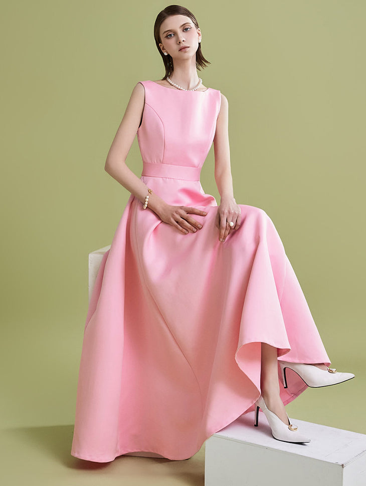 D9467 喇叭长连衣裙