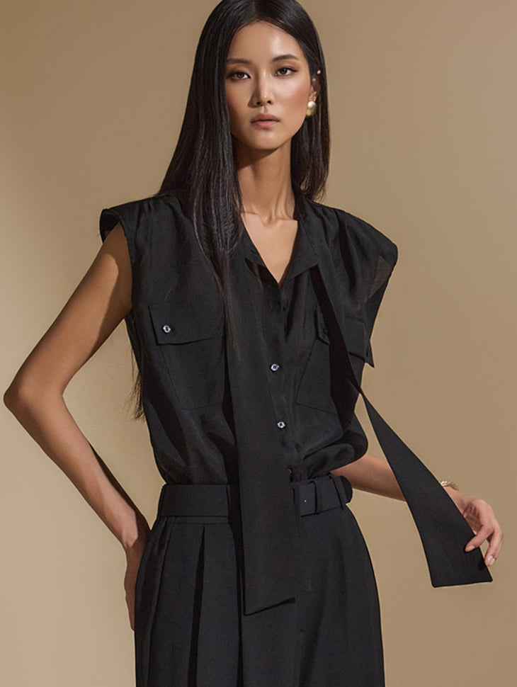 S644 ストラップ付きシャツ