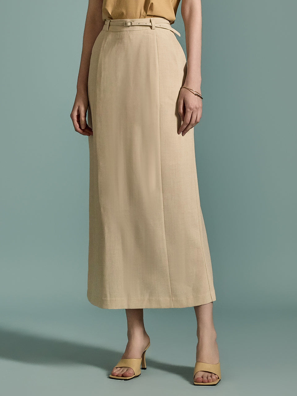 SK2786 ベルト付きスカート