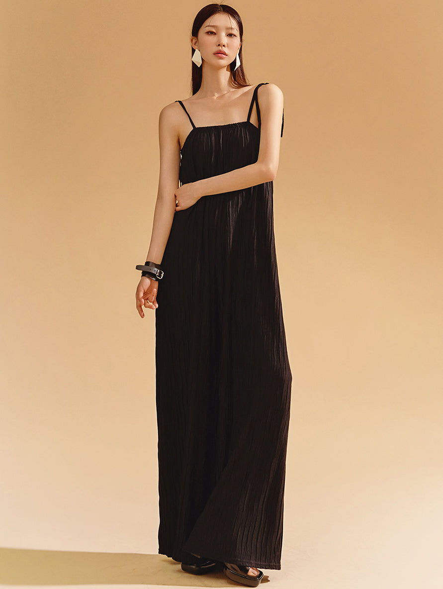 JS005 Pleated Jumpsuit