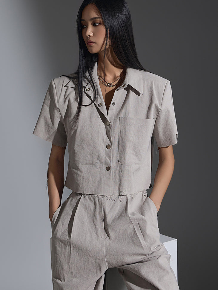 S634 大口袋衬衫