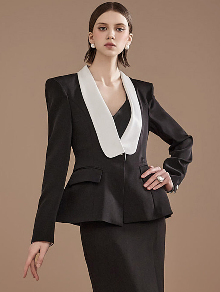 J2217 青果领单夹克