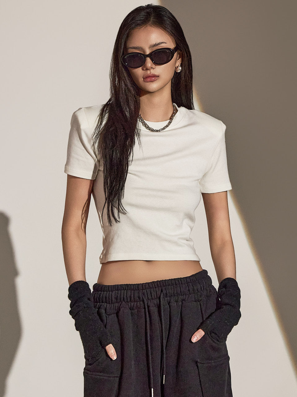 E3674 基本款短袖上衣