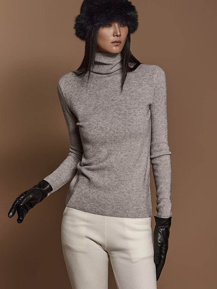 E3654 罗纹针织上衣