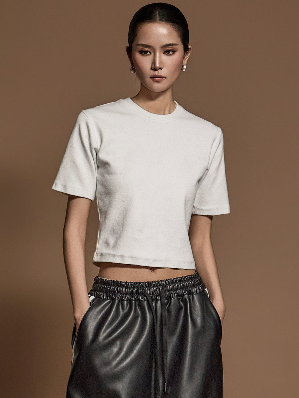 E3668 羊毛衬里上衣