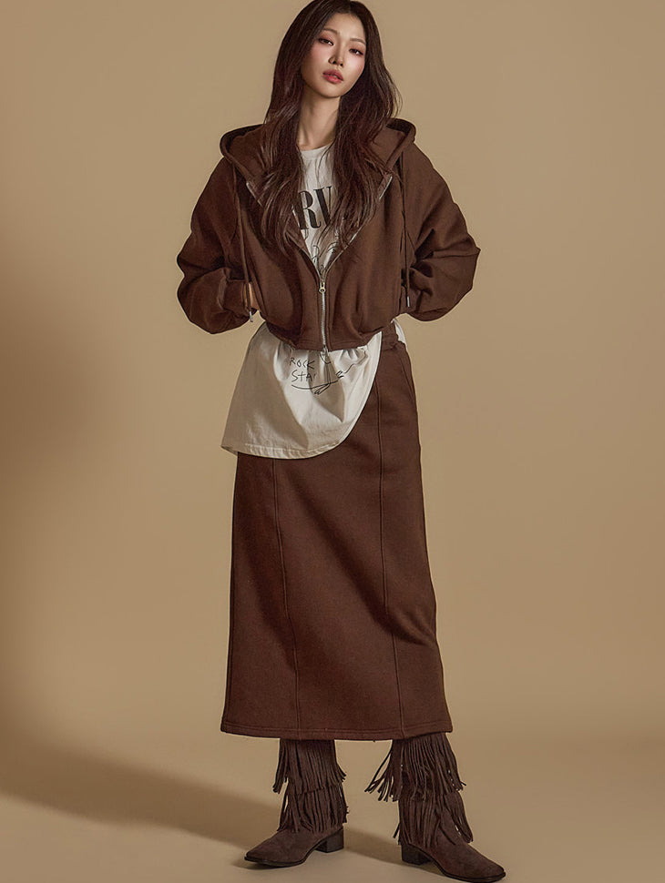 TP2022 ジップフードスカートセット