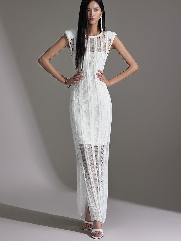 D9478 Distressed Dress