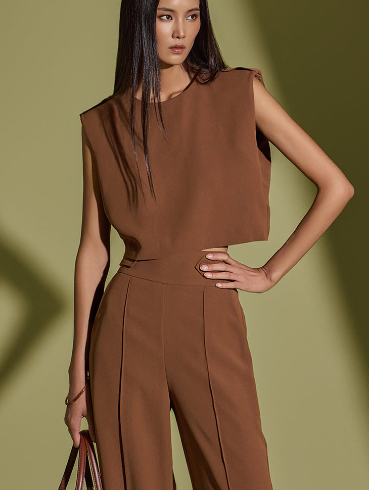 B2981 ボタンブラウス