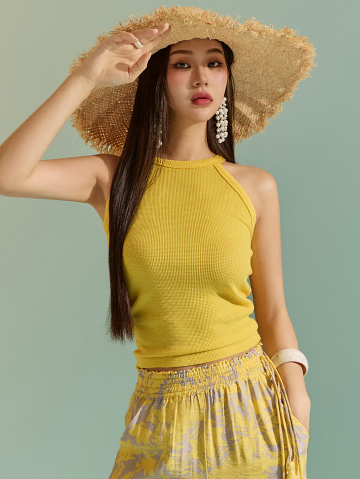 E3081 Halter Neck Sleeveless