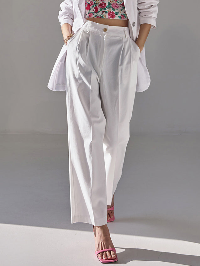 P2815 Pintuck Chino Pants